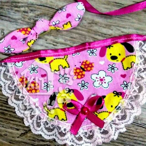 Conjunto babador + pin-up - 10 unidades