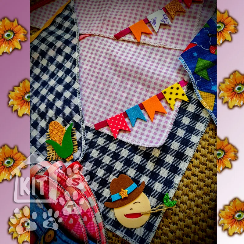Bandanas Festa Junina (10 unidades)