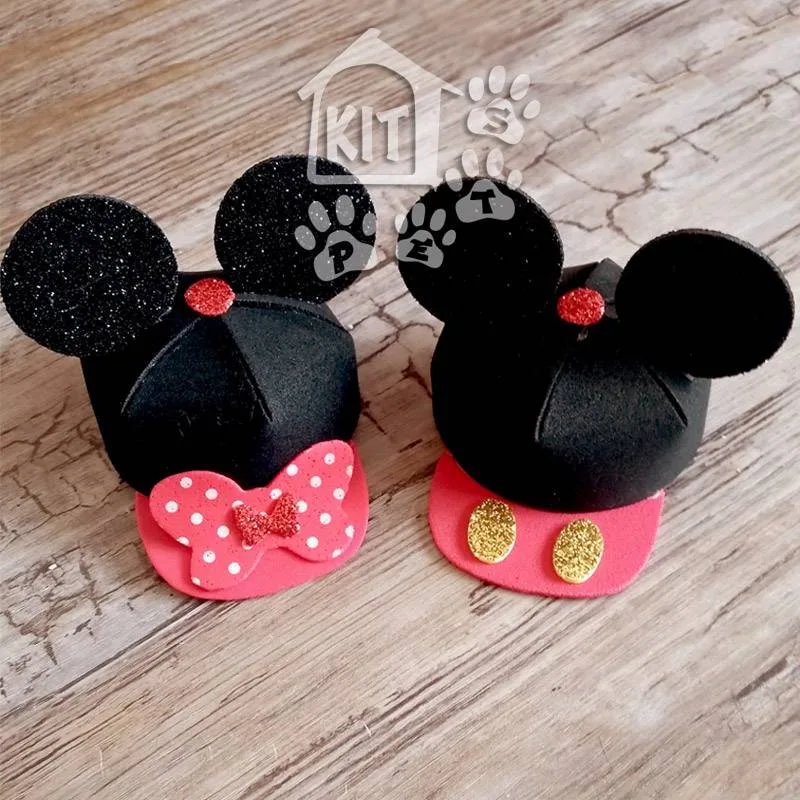 Boné Mickey e Minnie - 10 unidades