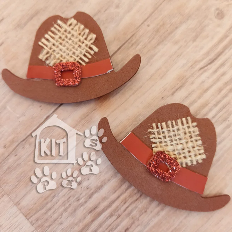Chapéu Cowboy para Topete - 10 unidades