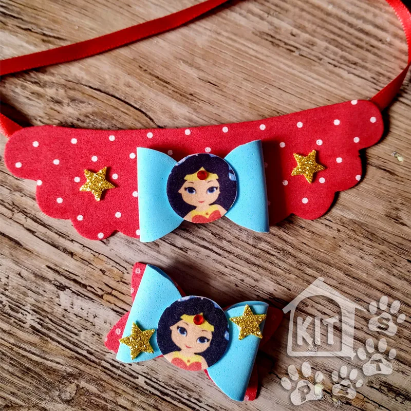 Conjunto Mulher Maravilha - 10 unidades