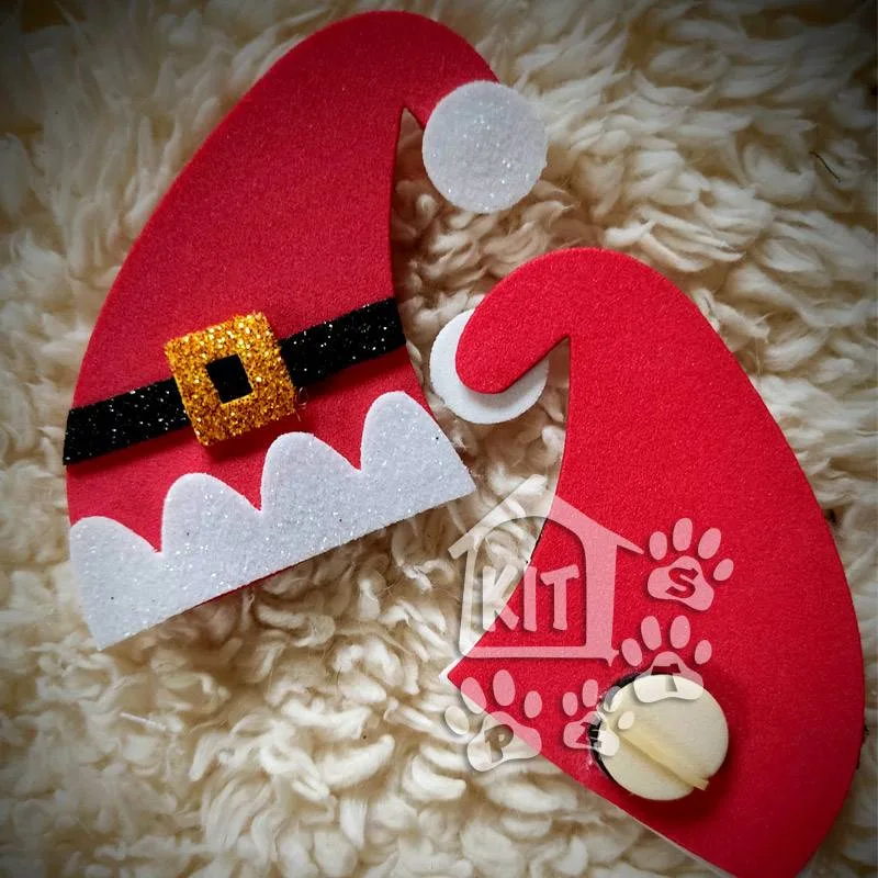 Gorro de Natal para topete - 10 unidades