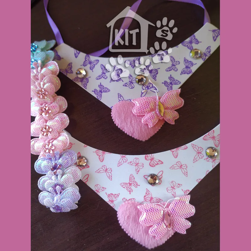 Conjunto Borboleta Babador - enfeite topete - 10 unidadades