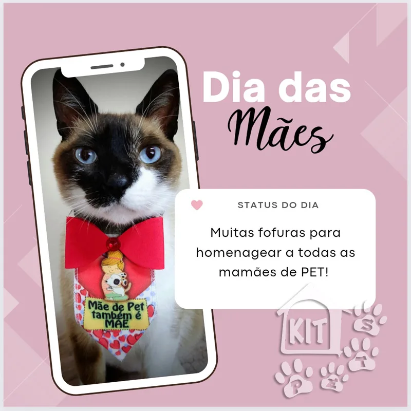 Gravata Mãe de Pet - 10 unidades