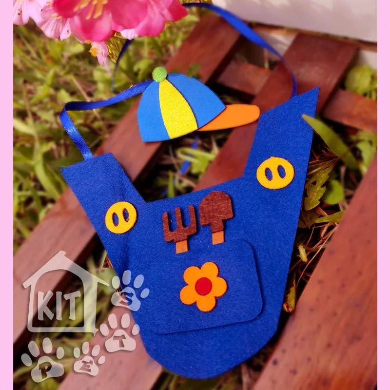 Conjunto Jardineira Macho + boné Primavera - 10 unidades