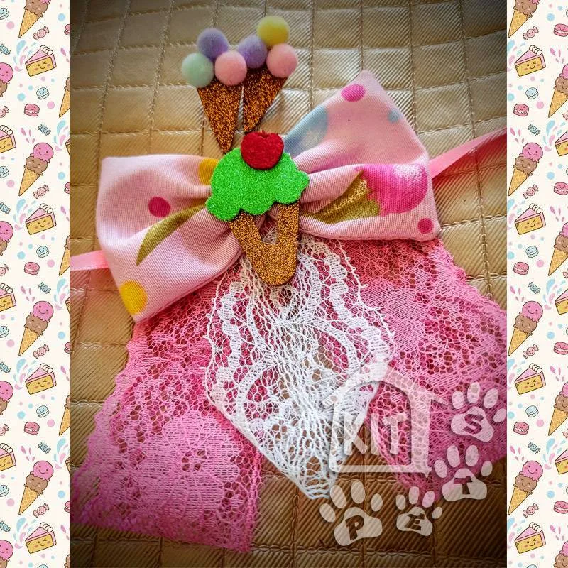 Conjunto Gargantilha Verão Sorvetinho - 10 unidadades